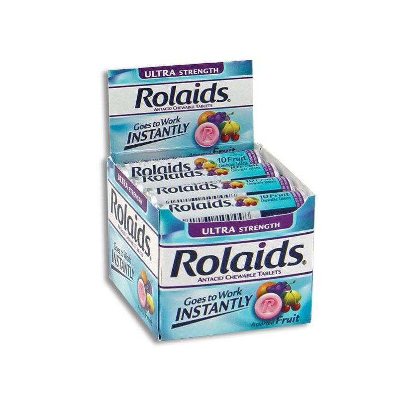 ROLAIDS ULTRA STRENGTH ASSORTED FRUIT 12 CT