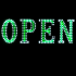 SIGN LED OPEN (109589)