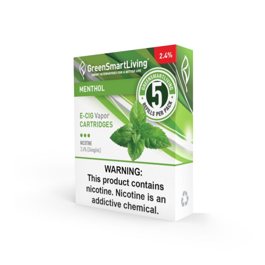 GREEN SMART LIVING 10 5 PK 24 MG   Menthol 2.4  